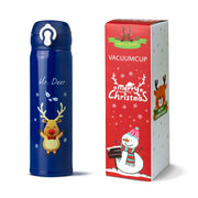 Termos świąteczny granatowy Mr. Deer – z motywem renifera, zimowy design 380 ml