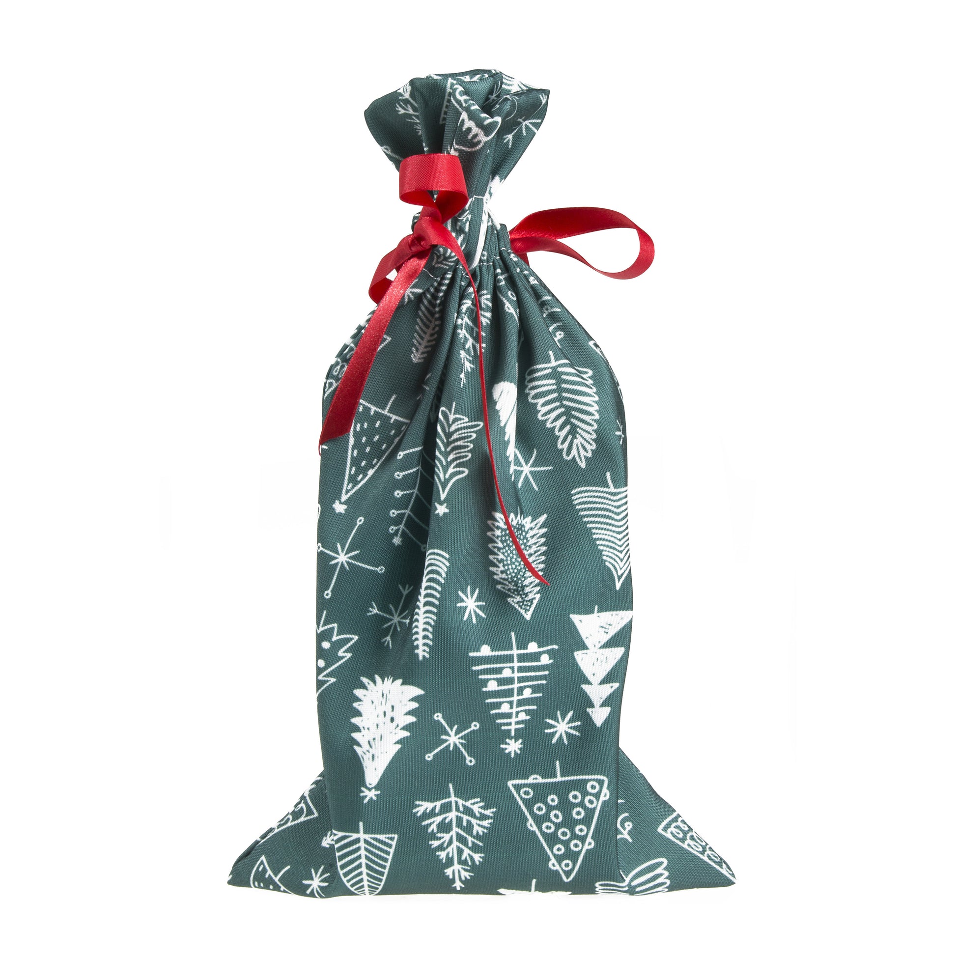 Worek poliestrowy 200x350mm Choinka