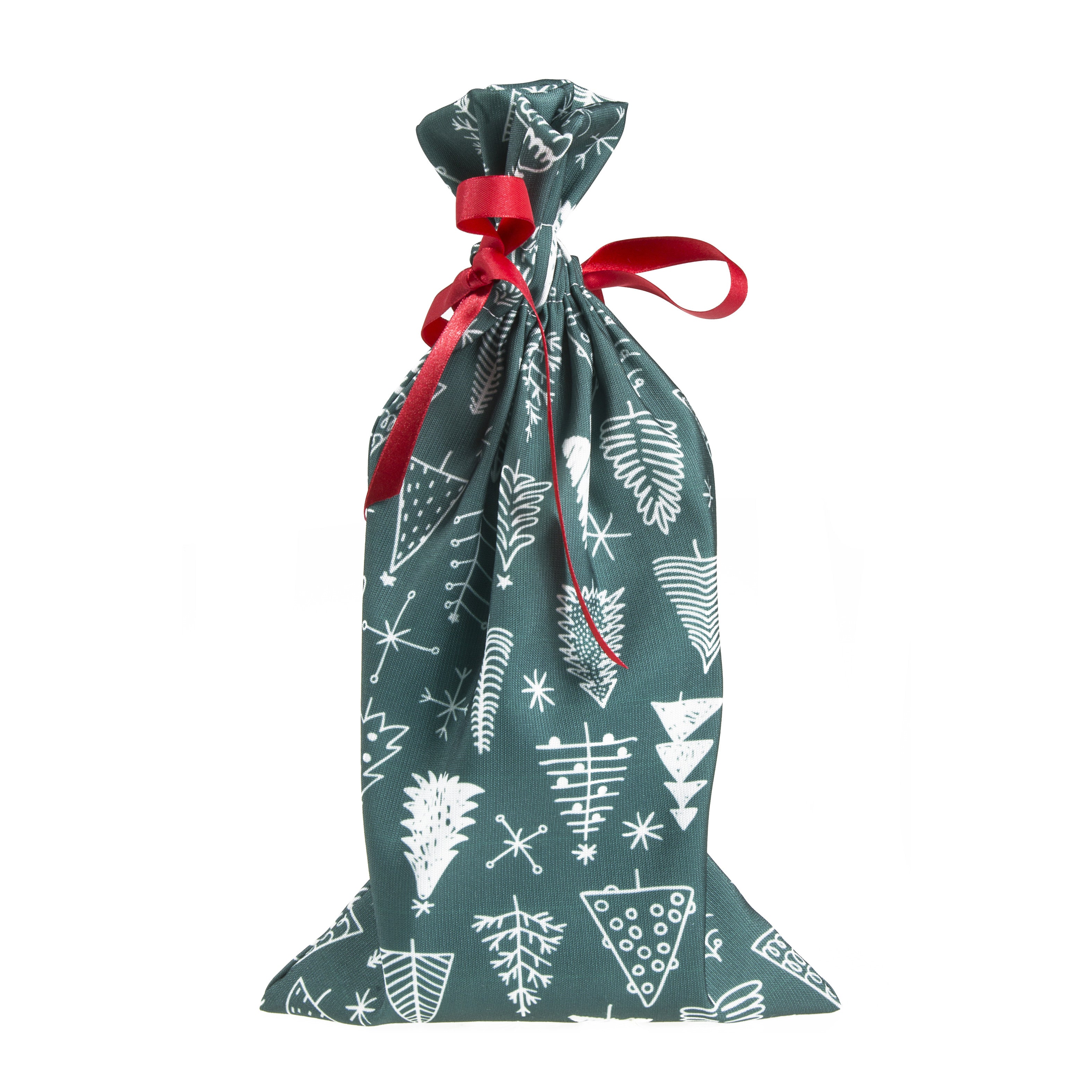 Worek poliestrowy 200x350mm Choinka